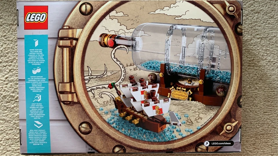 LEGO Ideas 92177 Ship in a Bottle - Retired Set - Brand New Sealed - Image 2 of 3