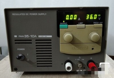 KIKUSUI PAN35-10A REGULATED DC POWER SUPPLY 菊水 直流安定化 KIKUSUI PAN35-10A REGULATED DC POWER SUPPLY 菊水 直流安定化