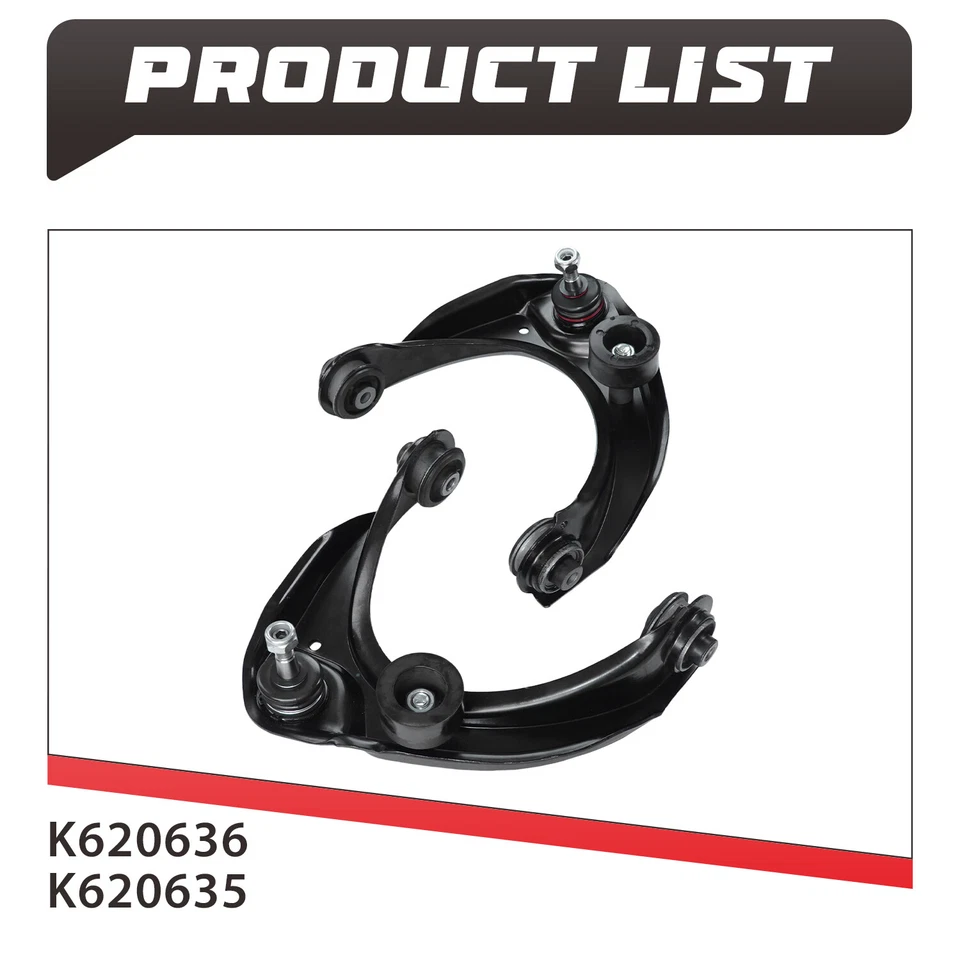 2 передних верхних рычага управления и шаровых шарнира в сборе для Ford Fusion 2006-2012 Mazda - Изображение 3 из 4