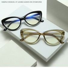 Vintage American Cat Eye Glasses Women Lightweight Eyeglass Butterfly-framed