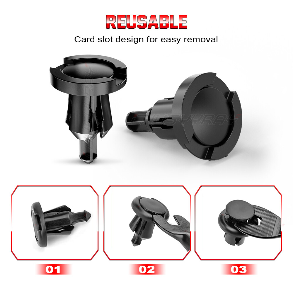 100x Bumper Hood Fender Clips For Acura MDX NSX RDX RLX TLX ILX