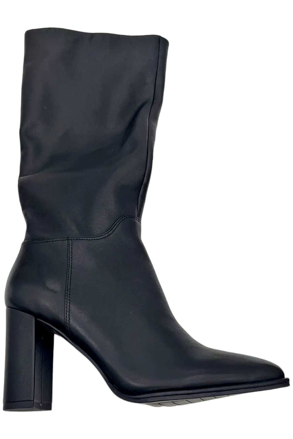 Kenneth Cole New York Женские модельные сапоги на высоком каблуке Lowell черного цвета 16390₽