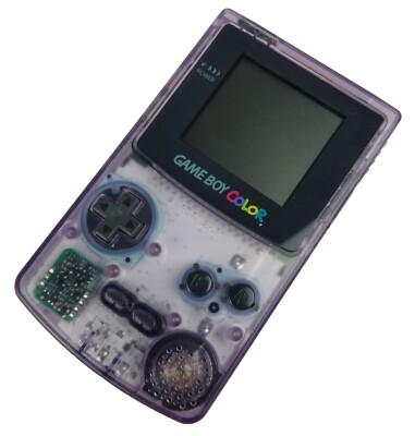 Nintendo Game Boy Color 1998 Model CGB-001 - Atomic Purple TESTED WORKS - EUC