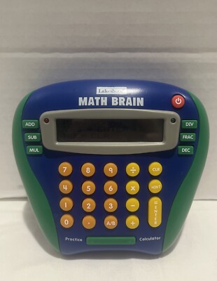 Lakeshore MATH BRAIN Practice Calculator Tool Learning Game STEM TOY TESTED Work