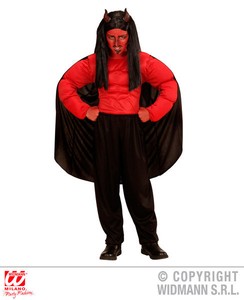 Ragazzi Bambini Bambino Diavolo di Daemon Costume Halloween Completo 5-13 anni