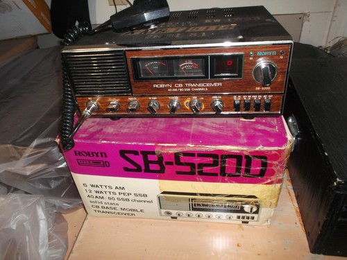 Robin Cb Robyn CB Base Station SB-520D Deluxe Wood Edition | eBay