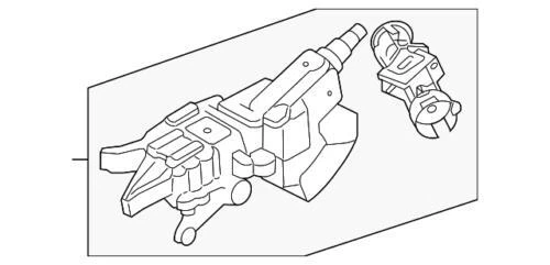 Genuine Ford Mustang 2005-2014 Steering Column Assembly 6R3Z-3C529-AA