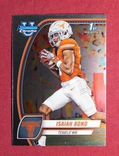2024 Bowman Chrome University #60 Isaiah Bond texas longhorns