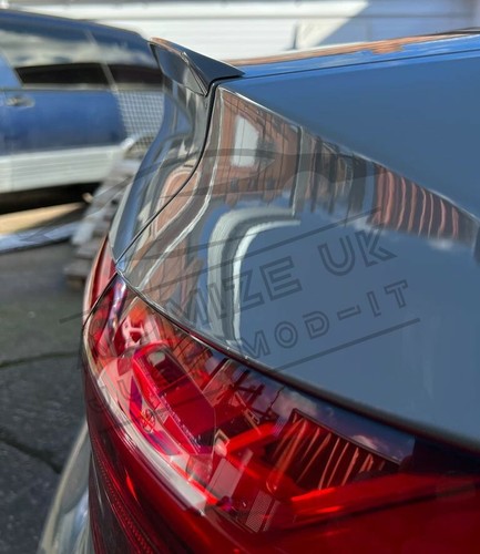 Para Audi A4 2016 - 2020 B9 S Line RS4 S4 edición negra bota trasera alerón labio - Imagen 6 de 8