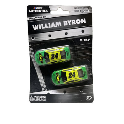 NASCAR Authentics William Byron 1:87 Scale Diecast 2 Pack Wave 5
