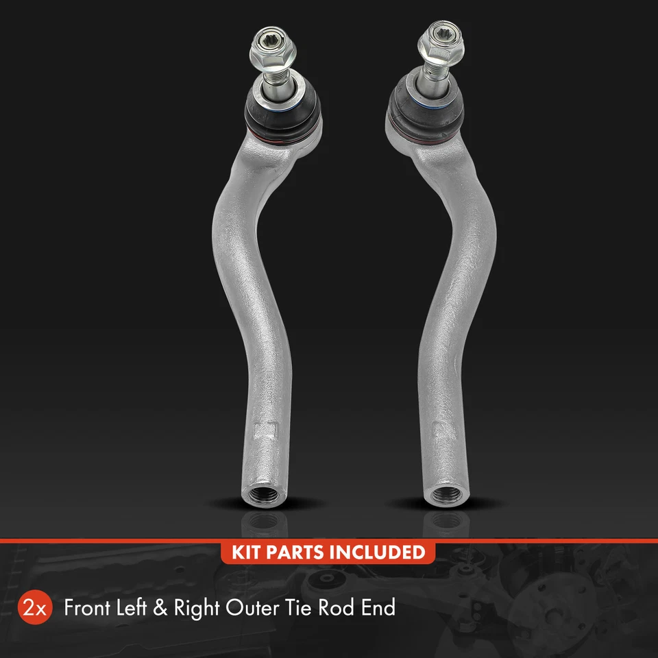 Extremo de barra de amarre exterior para conductor y pasajero delantero 2 piezas para Mercedes-Benz R320 R350 R500 Foto 2 de 4