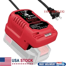 Portable Charger for Bauer 20V Li-ion Battery Charger Station with LED Indicator