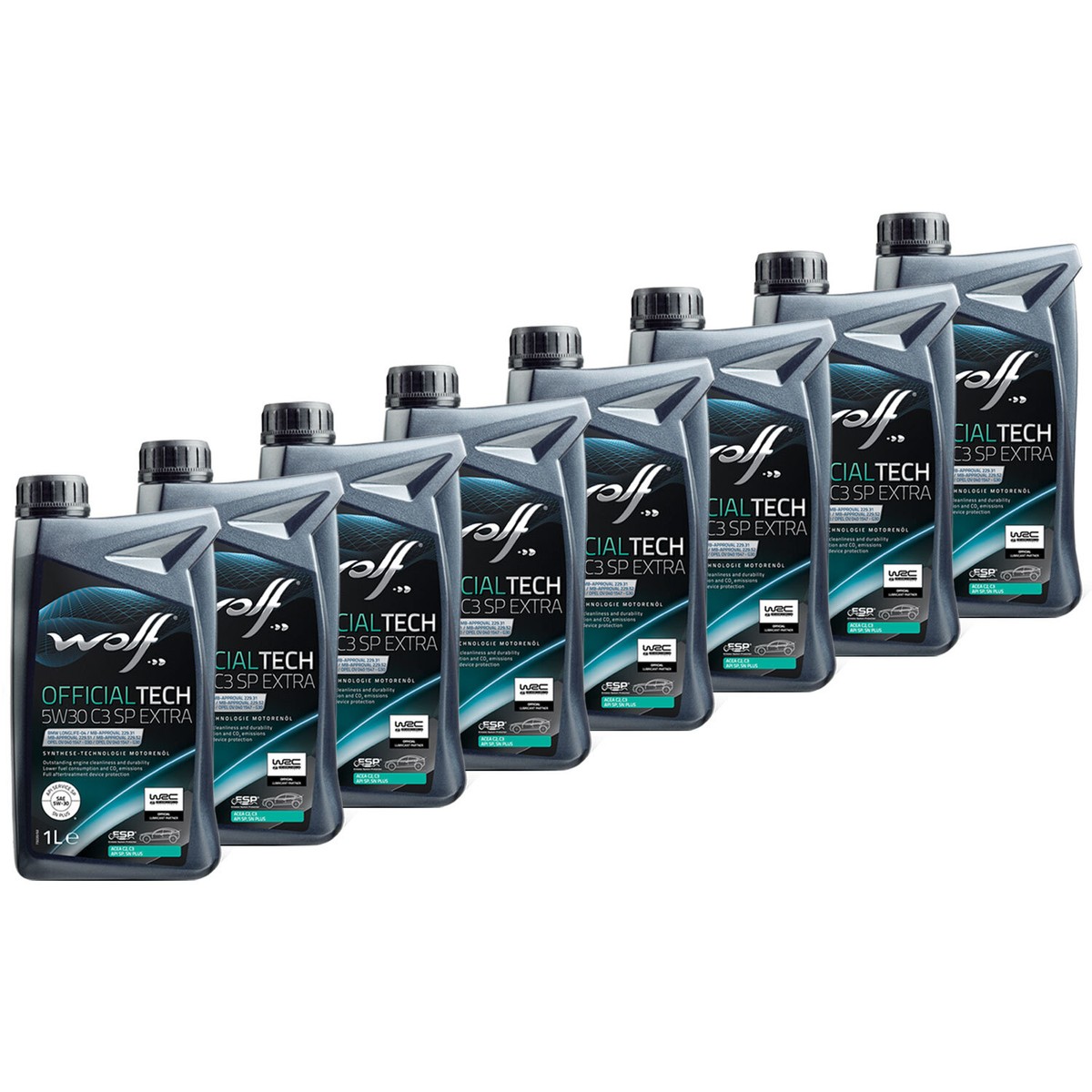 Motoröl WOLF OFFICIALTECH C3 SP EXTRA 65648 SAE 5W30 8 X 1 Liter