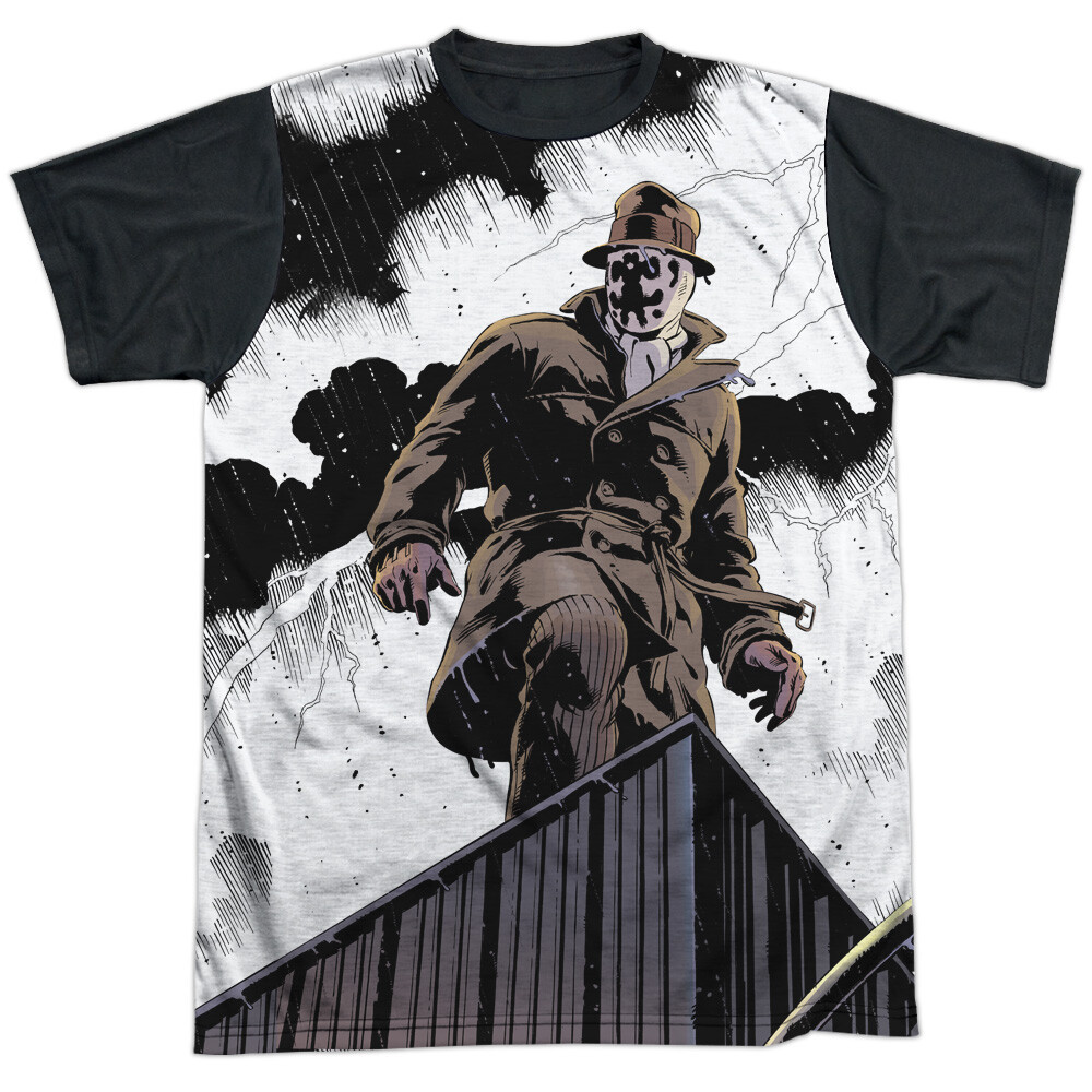 Watchmen Stormy Adult Halloween Costume T Shirt (Black Back), S-3XL