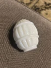 VINTAGE MILK GLASS BIRD CAGE FEEDER