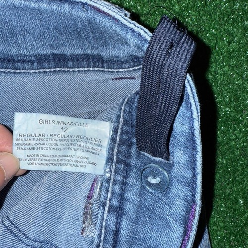 LEI Chelsea Extensible waist Bootcut Glitter Stretch Retro Jeans Pants Size 12 - Picture 11 of 15