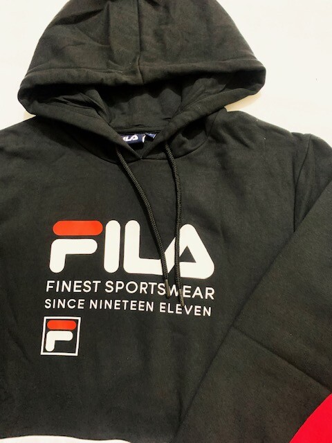 Felpe con cappuccio FILA Abbigliamento uomo abbigliamento attivo S bianco e nero