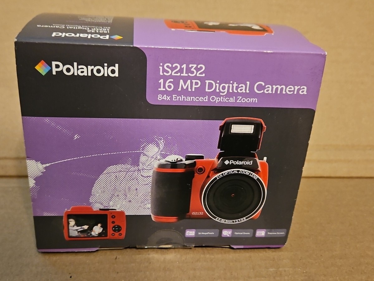 Polaroid iS2132 16.0MP Digital Camera - Black (IS2132-BLACK) for