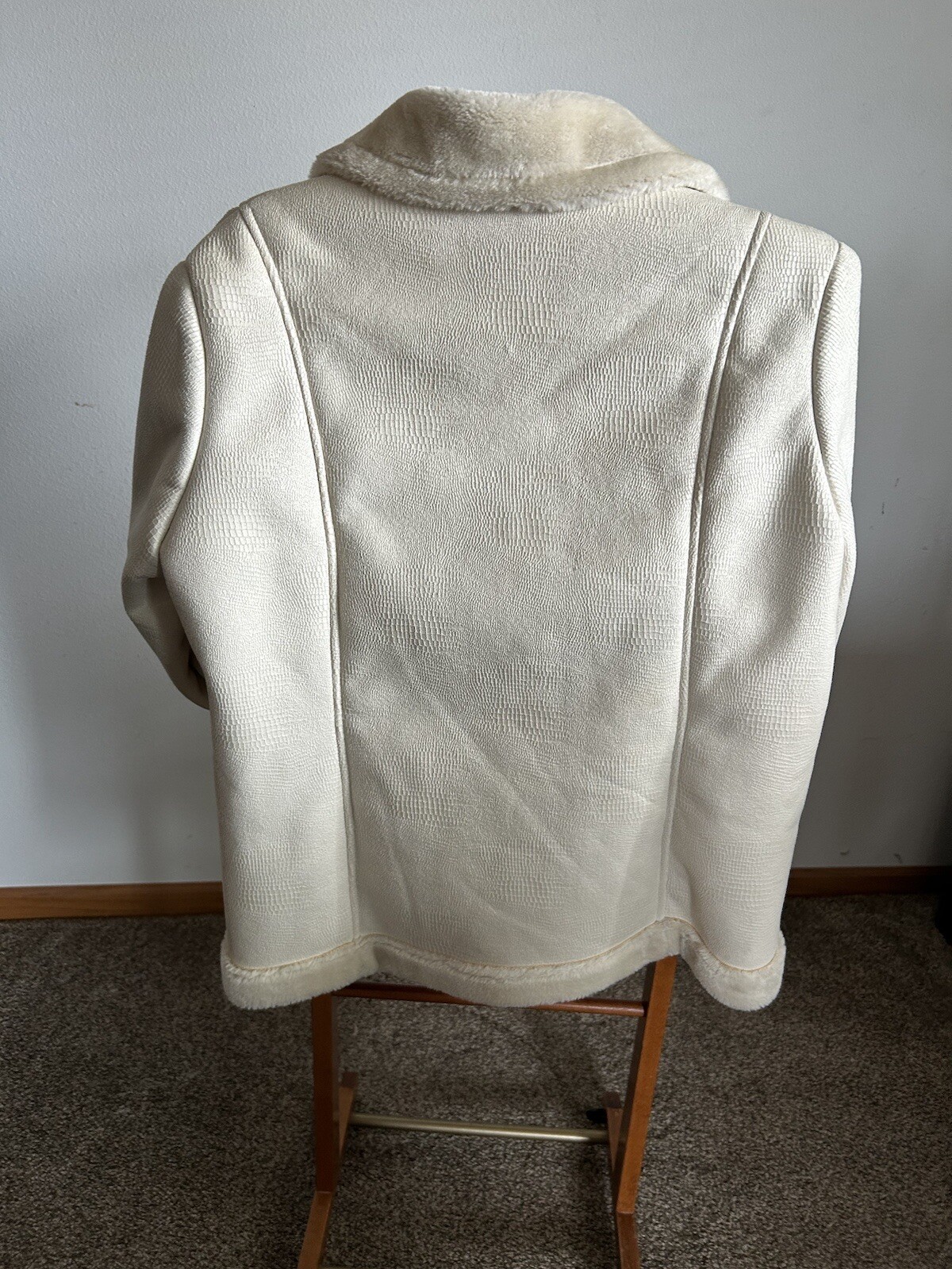 Ameri Mode Womens Jacket Size XL Ivory/Cream/Beig… - image 6