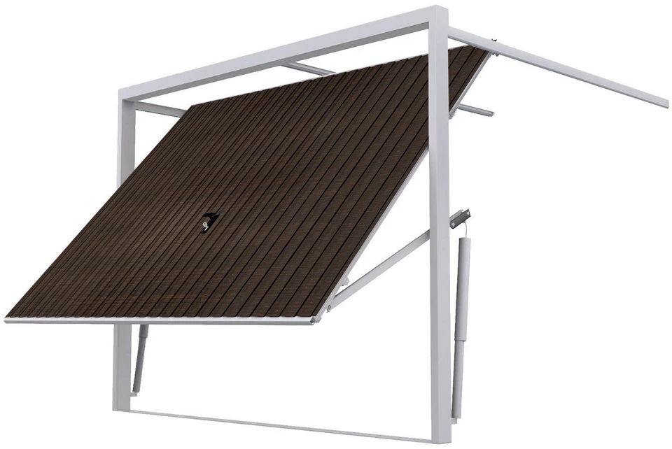 Garagentor Schwingtor optional mit antrieb Tür Tor auf Maß Anthrazit Stahltor - Bild 4 von 4