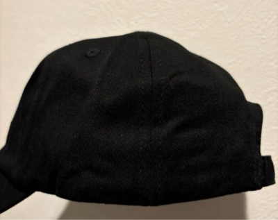 【希少】ROLEX CAP BLACK ROLEX Watch Novelty Logo Embroidery Black Cotton Baseball