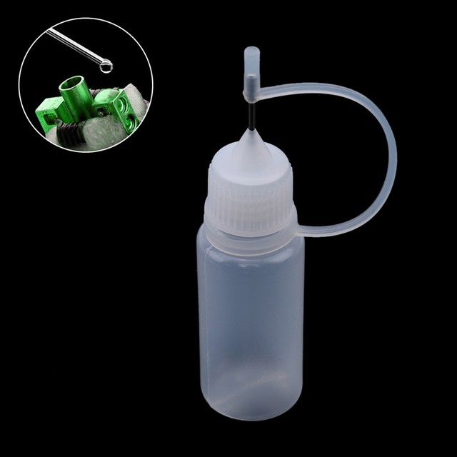 Plastic Squeeze Bottles 10ML Syringe Applicators for Gun Oil Squeeze