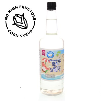 Hypothermias   COCONUT Flavor Syrup   Snow Cone machine Shaved Ice Syrup QUART