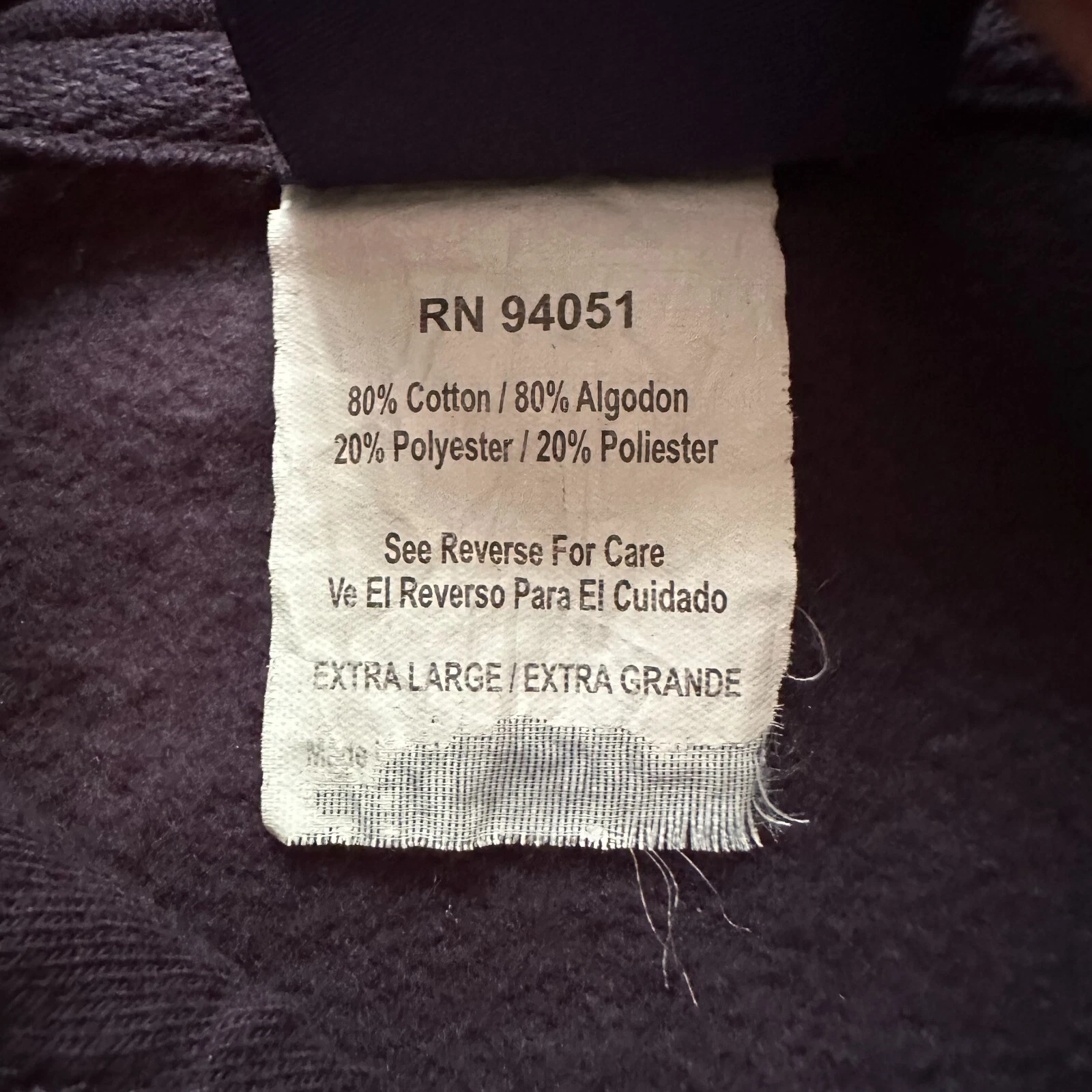 VETEMENTS Felpa Quinnipiac donna XL marca Oldsity Varsityr pullo fel conpuccio cap bluy