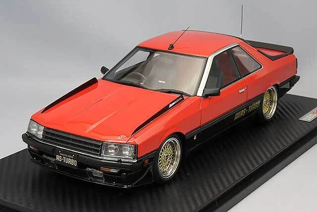 ignition model IG2348 1/18 Nissan Skyline 2000 RS-Turbo R30 Red / Black