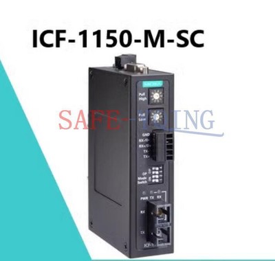 NEW LISTINGONE MOXA ICF-1150-M-SC multimode converter Serial to optical fiber Ne