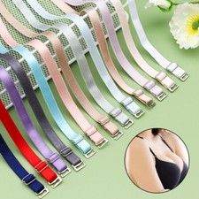 4Pairs Summer Non-slip Adjustable Shoulder Bra Straps 10mm Durable Bra Accessori