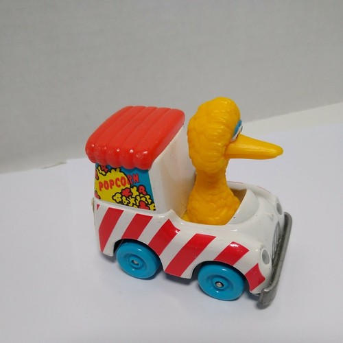 Vintage 1983 Playskool Big Bird Sesame Street Diecast Popcorn Truck Car - Picture 10 of 11