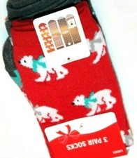 Christmas Holiday Stocking Stuffer 3 Pack Women's Socks Size 4-10