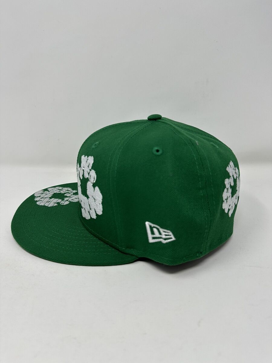 Denim Tears New Era Green Fitted Hat Size 7 1/4 COMPLEXCON Denim Tears New Era Green Fitted Hat Size 7 1/4 COMPLEXCON