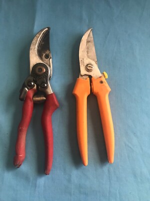 Lot of 2 Pre-Owned Clauss Stainless Steel Garden Pruning Shears / Pruners