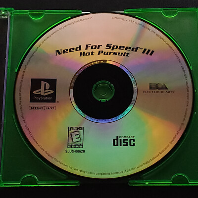 Need for Speed 3 Hot Pursuit PlayStation, Loose Disc, Tested & Working