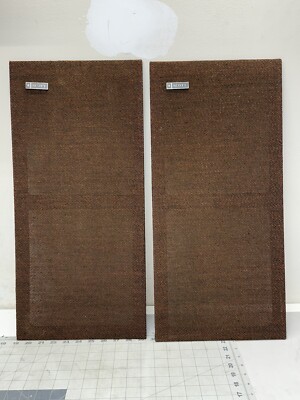2X Scott S 10B Loudspeaker System Floor Speakers BROWN CLOTH GRILLS ONLY MINT  