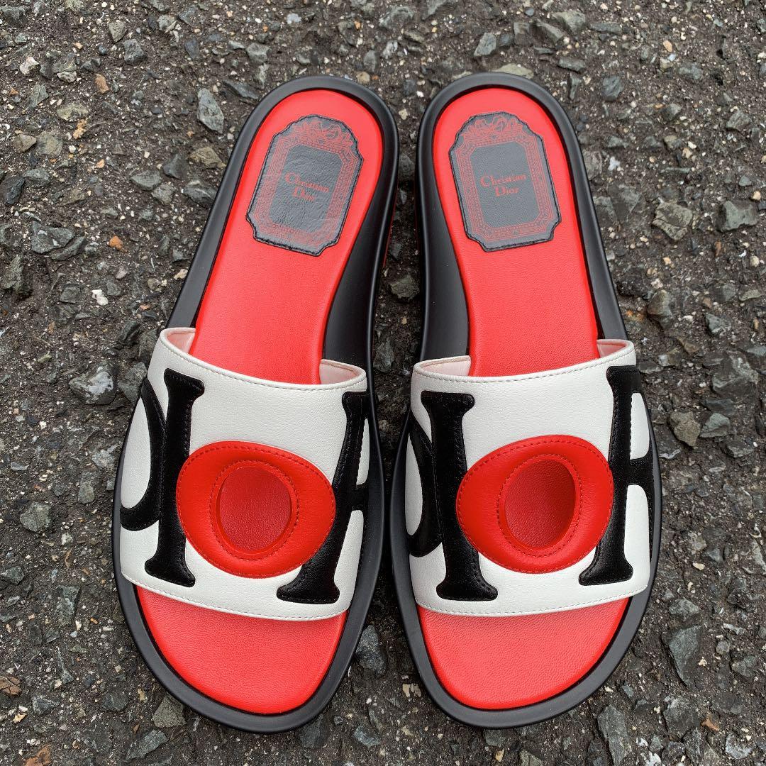 Christian Dior サンダル CHRISTIAN DIOR♢レディース デニム サンダル スリッパ (Dior