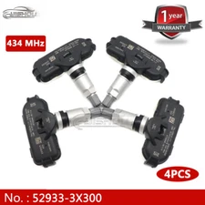 4PCS 52933-3X300 TPMS Tire Pressure Monitor Sensor For 10-14 Hyundai Elantra