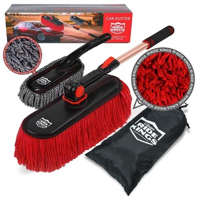 Car Duster Exterior Scratch ,Car Dust Brush with Extendable Telescoping Handl...