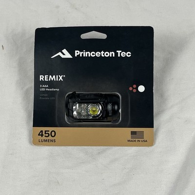 Princeton Tec Remix  Headlamp Black 450 Lumen IPX4 Water Resistant LED