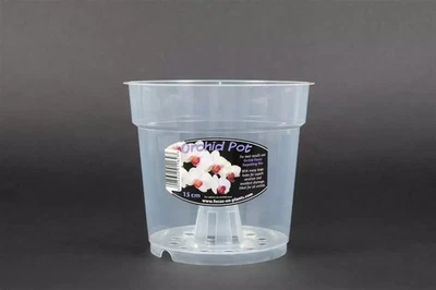 GROWTH TECHNOLOGY clear orchid pots. 9/12/13/15/17/19/21cm flower pots garden plastic pots