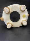 Vintage  Otagiri/OMC Japan Ceramic TURTLE Piggy Bank by - Embossed Floral Shell — photo 6