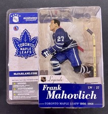 Mcfarlane NHL Series 1 Legends Frank Mahovlich Blue Jersey  Maple Leafs