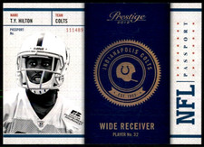 2012 Panini Prestige NFL Passport - T.Y. Hilton #35 (RC) Indianapolis Colts Card
