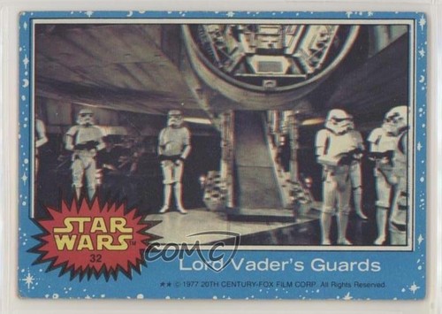 1977 Topps Star Wars #32 Lord Vader's Guards — Raw