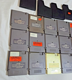NES Game Lot of 23 NINTENDO Entertainment System Link, Double Dragon, Bart, Blob