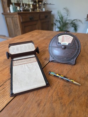 Art Deco Bakelit Schreibtisch Set