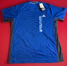 NEW W/ TAGs Adidas Men's Training Essentials Raglan Tech Tee Royal Blue LARGE