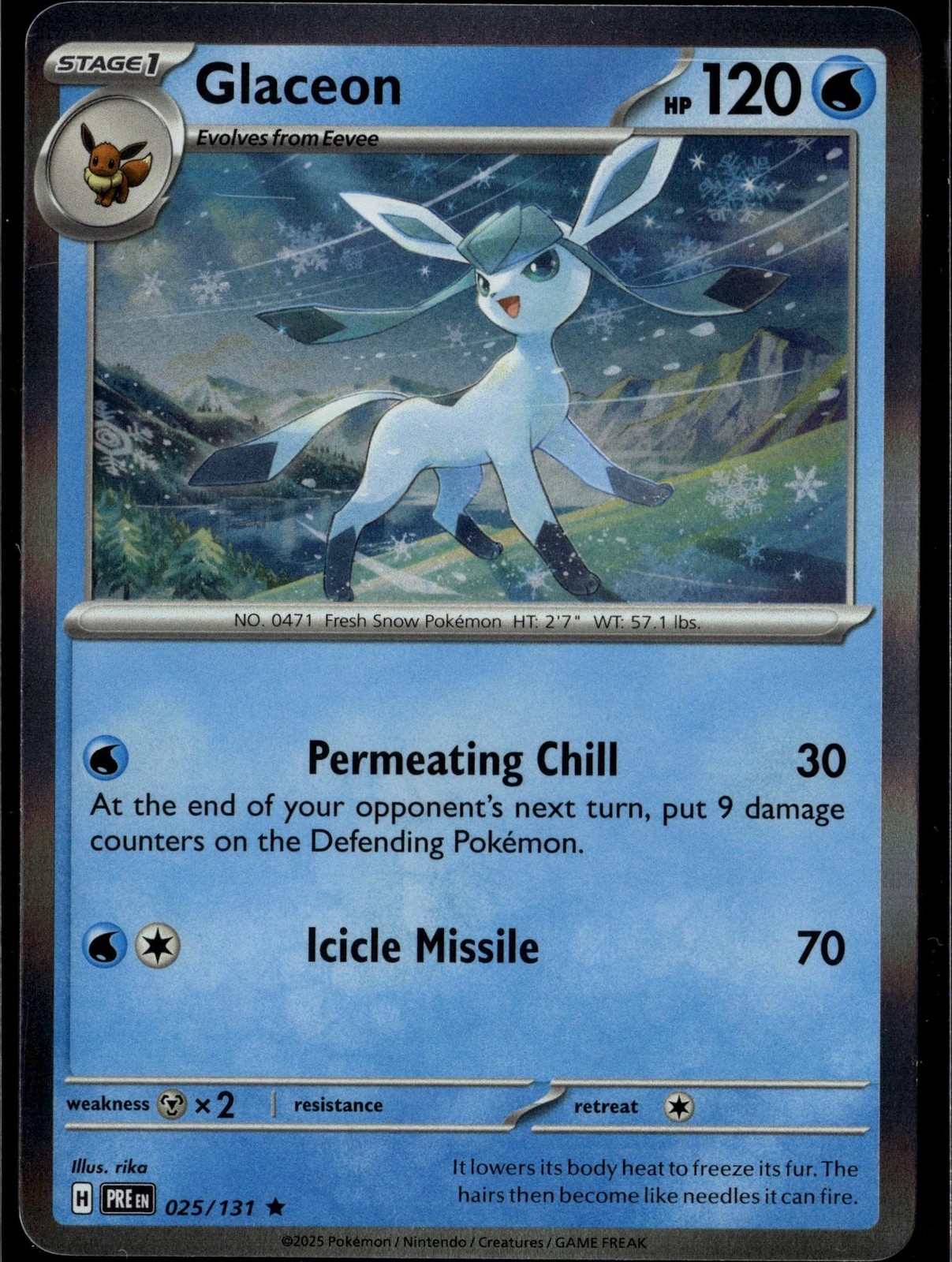 Miscellaneous Cards & Products #025/131 Glaceon